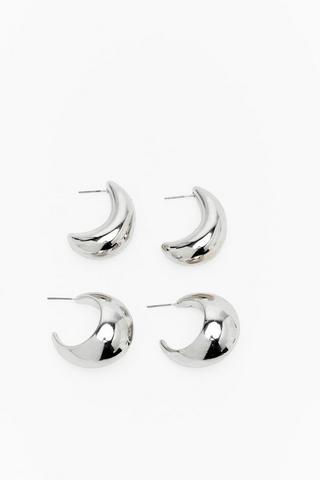 2 Pack Stud Earrings