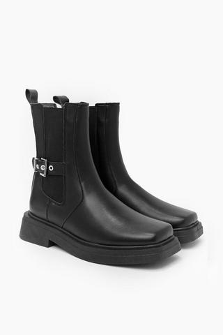 Buckle Chelsea Boot