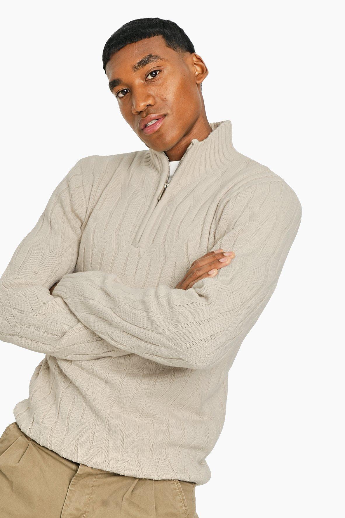 Quarter Zip Knit Top