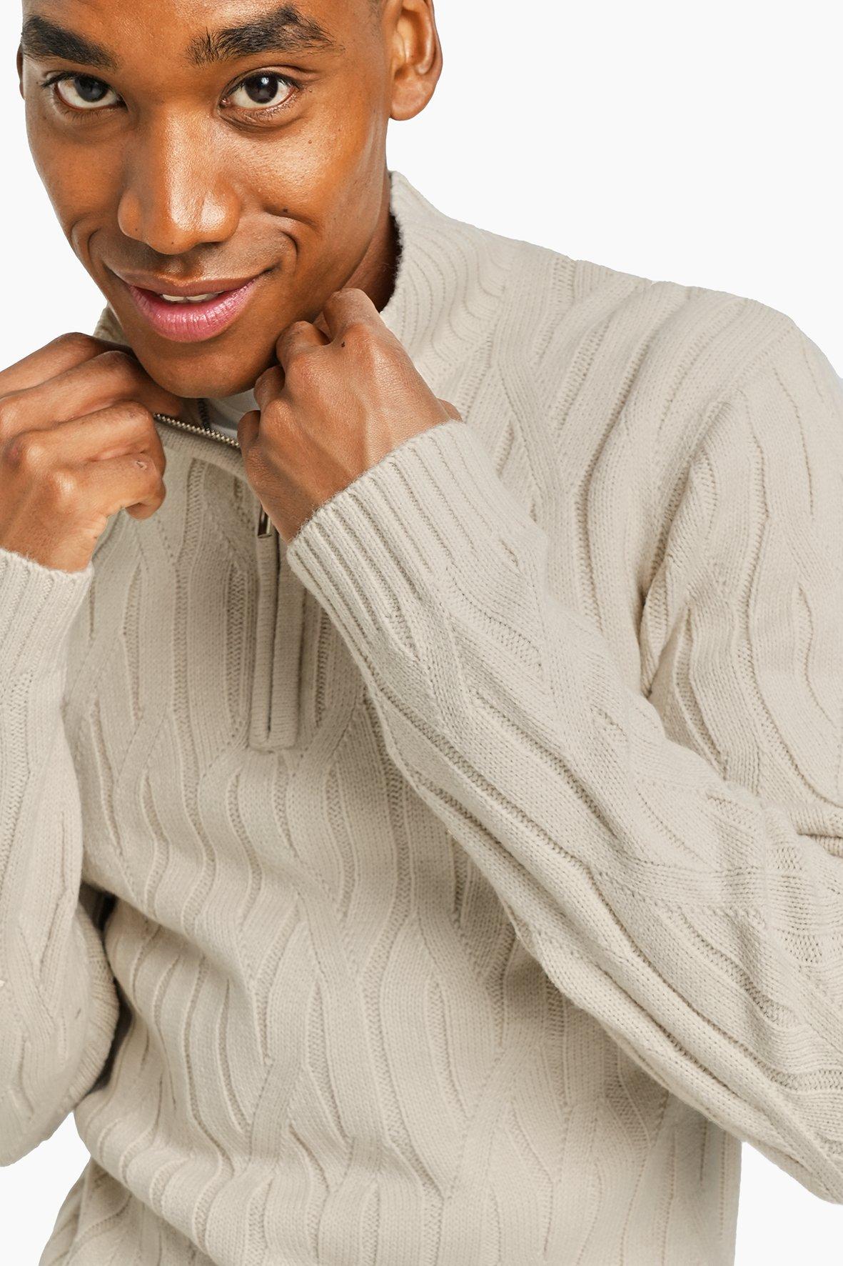 Quarter Zip Knit Top