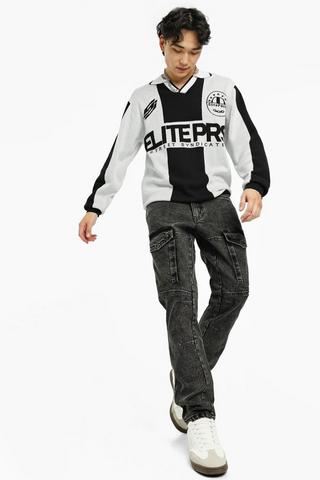 Slim Cargo Denim