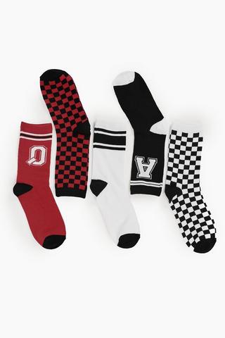 5 Pack Socks