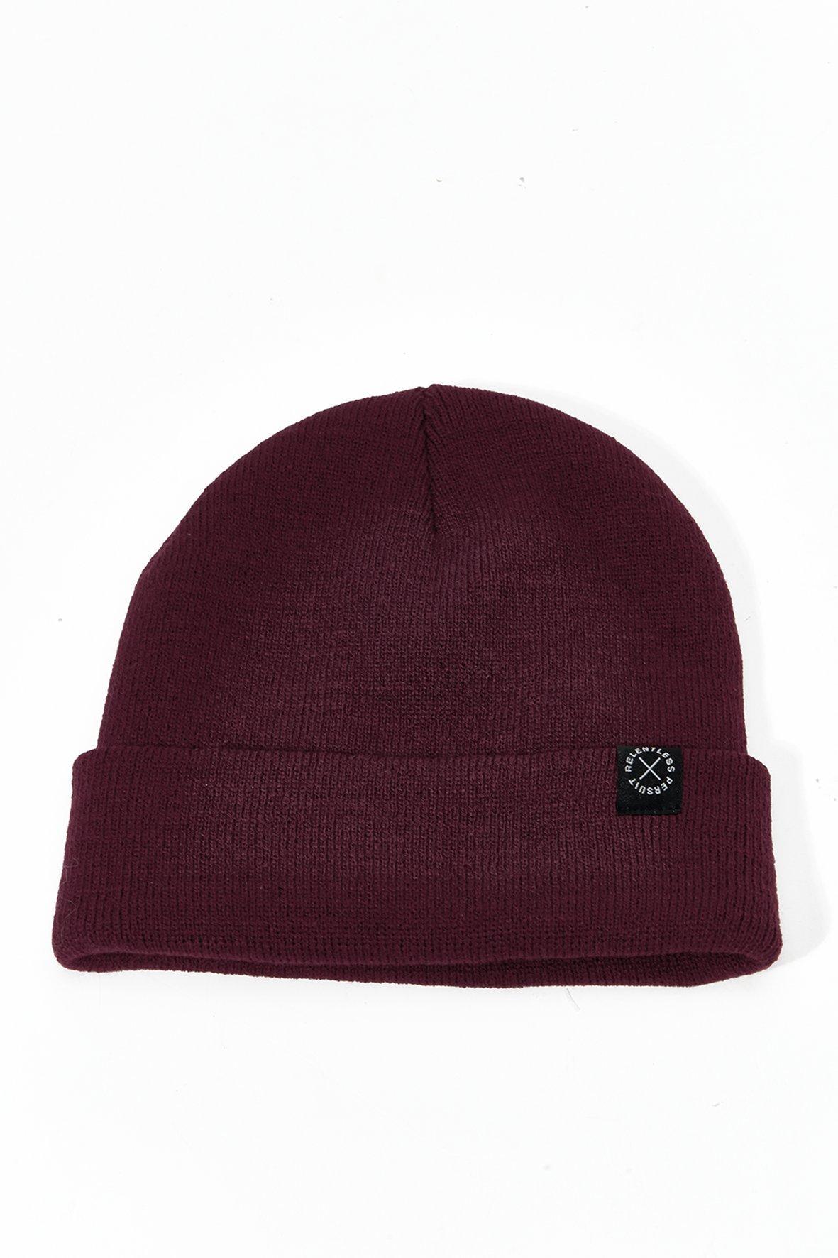 BEANIE HAT IN SEPIA TAN WOOL 422177