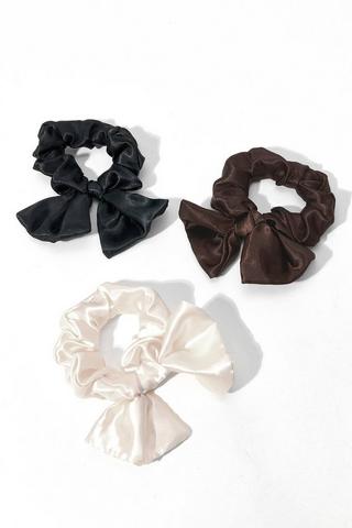 3 Pack Bow Scrunchies