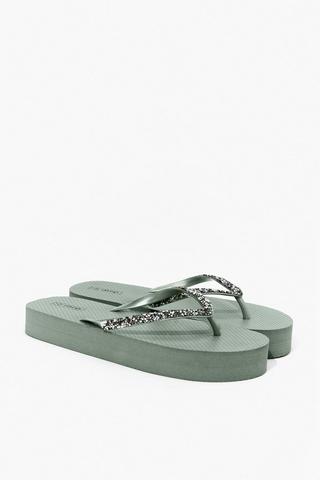 Glitter Platform Slop