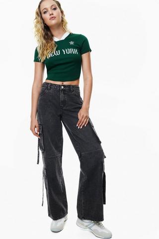 Meg (Fortitude) HR Wide Leg Denim