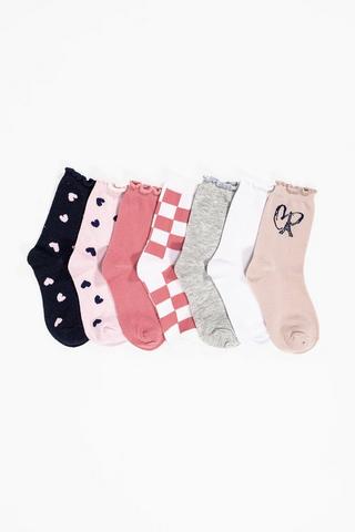 7 Pack Socks