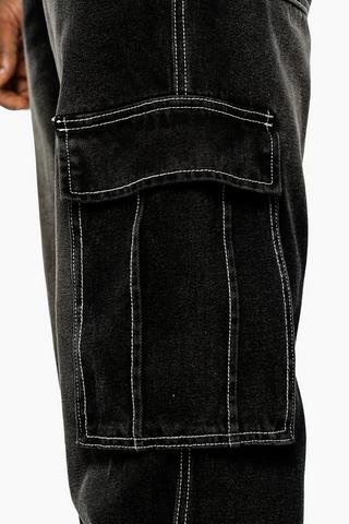 Straight Cargo Denim