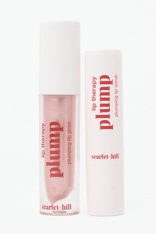 Lip Scrub and Lip Gloss - Plump