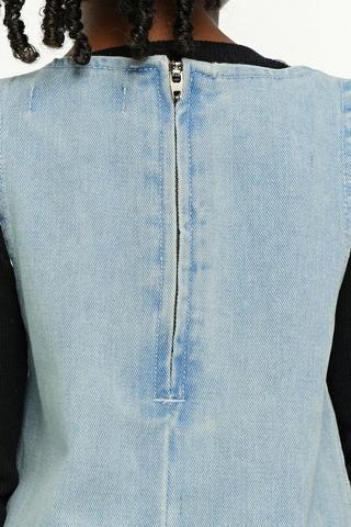 Sleeveless Denim Dress