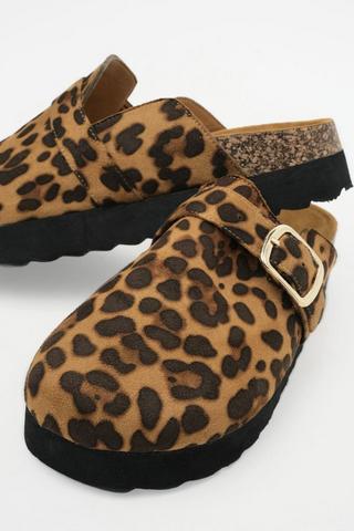 Leopard Print Clog