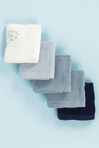 5 Pack Panda Face Cloths