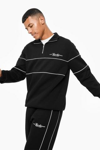 Quarter Zip Sweat Top