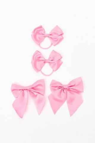 Bow Hair Accessory Set