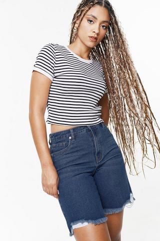Stripe Fitted Top