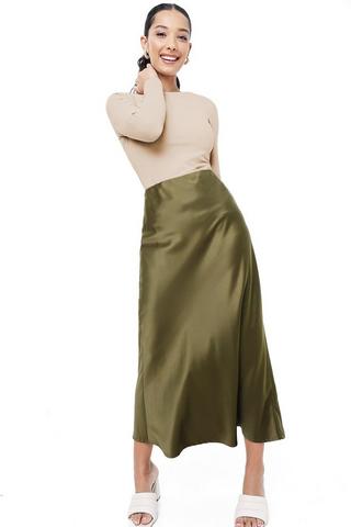 Satin Slip Skirt