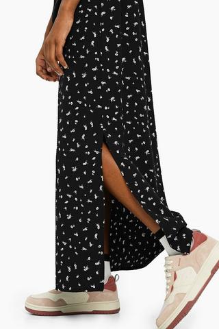 Floral Maxi Skirt