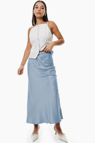 Satin Slip Skirt