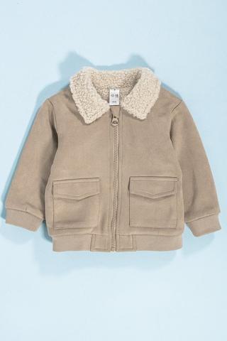 Suede Aviator Jacket