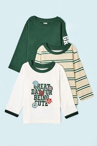 3 Pack Long Sleeve T-Shirts
