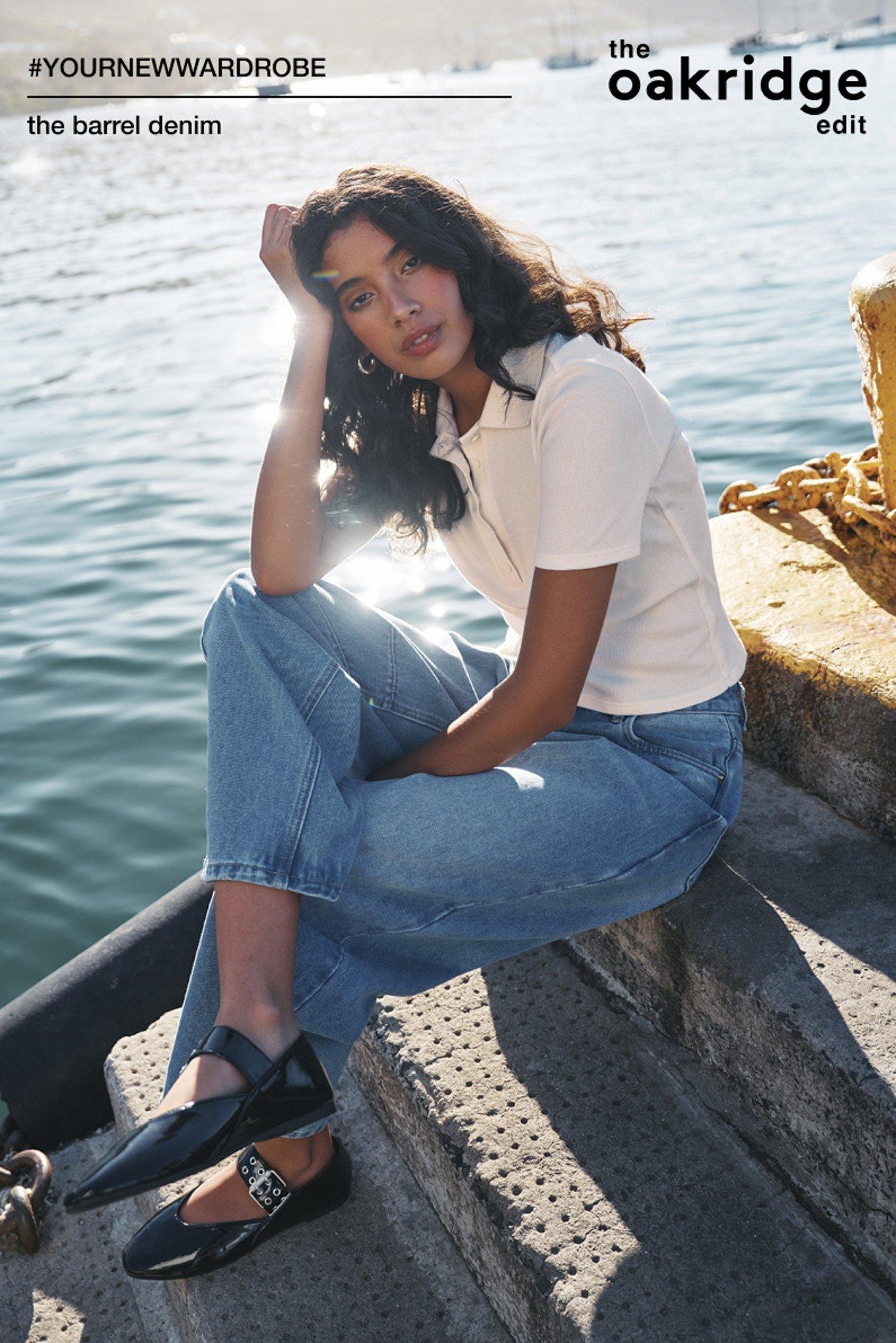 Barrel Green Denim Jeans main image 1