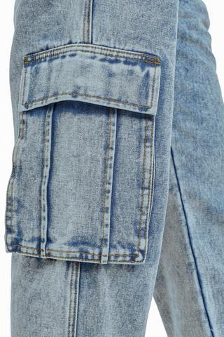 Straight Cargo Denim