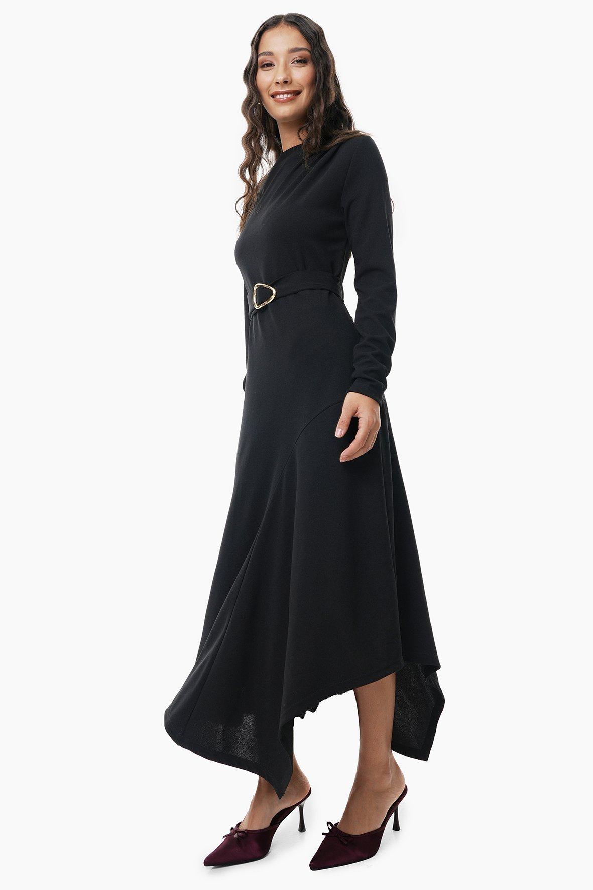 drop waist wedding dress Lia Scoop Neck warehouse_75 Work dresses for women Color:Copper