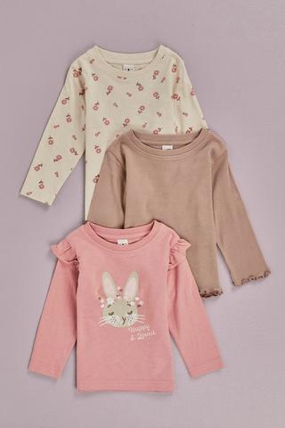 3 Pack Long Sleeve Tops