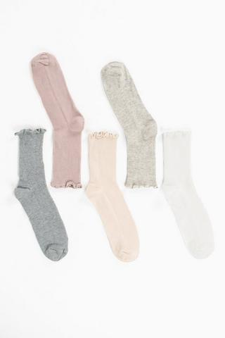 5 Pack Anklet Sock