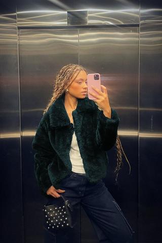 Faux Fur Jacket