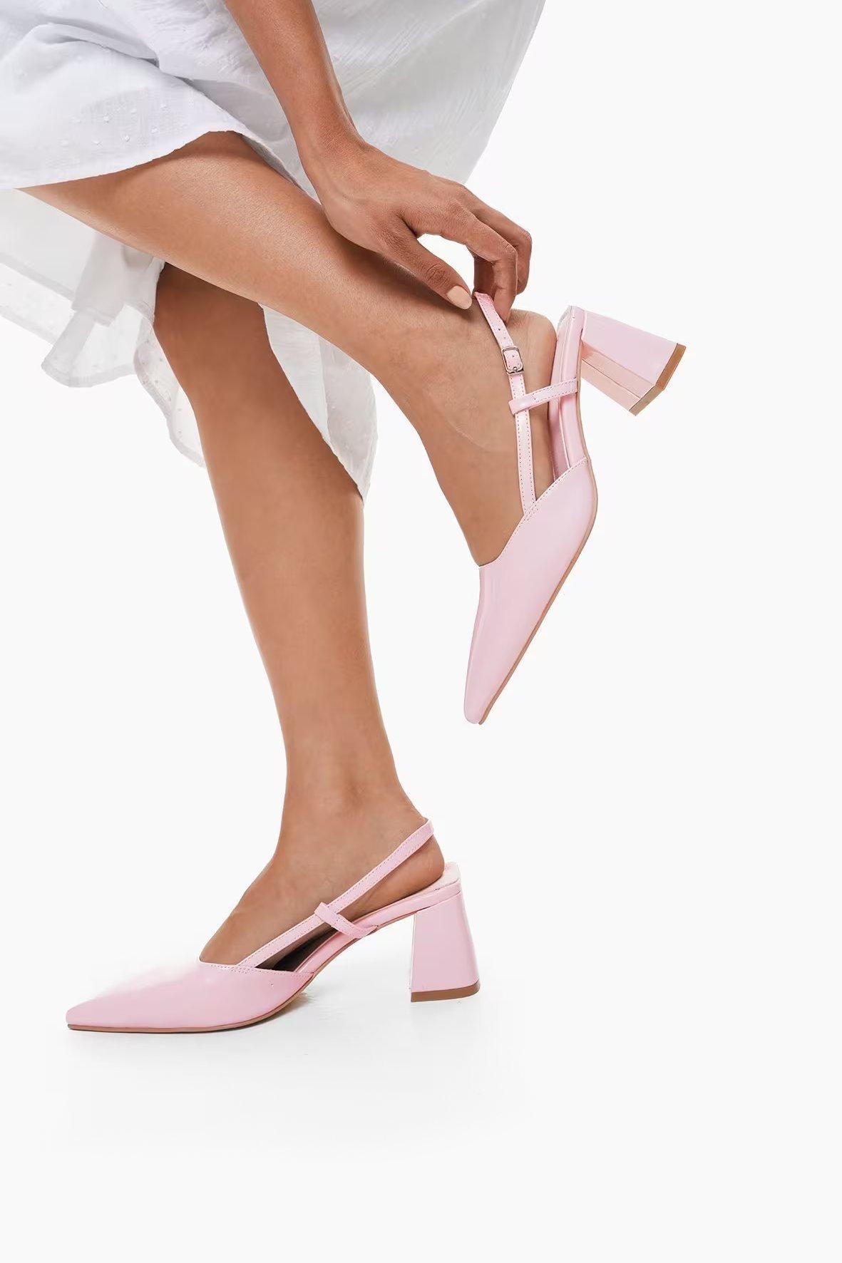 Ankle Strap Block Heel
