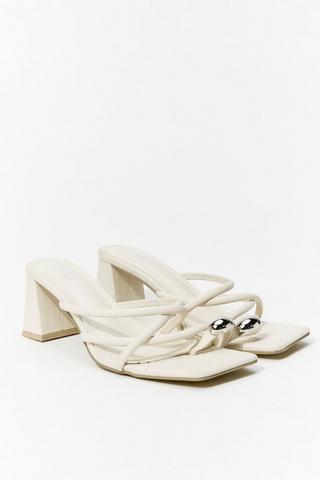 Multi Strap Block Heel