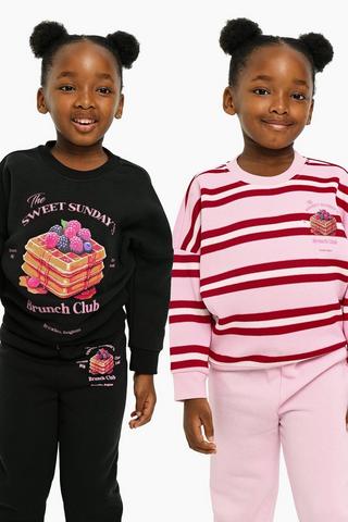 2 Pack Sweat Tops