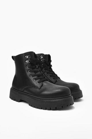 Chunky Lace Up Boot