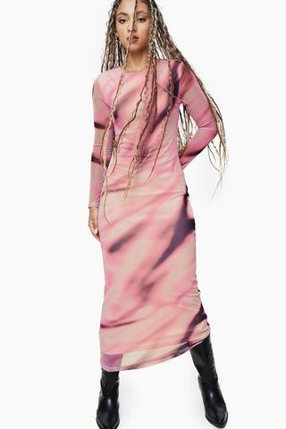 Mesh Bodycon Dress