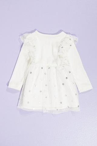 Long Sleeve Fit And Flare Dress
