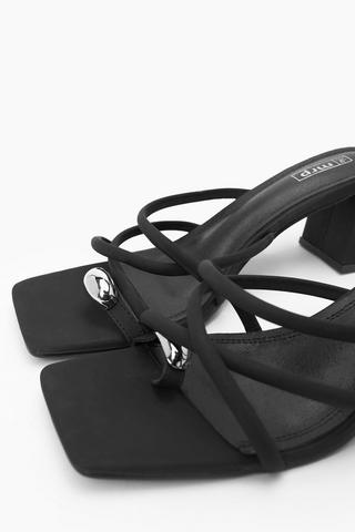 Multi Strap Block Heel