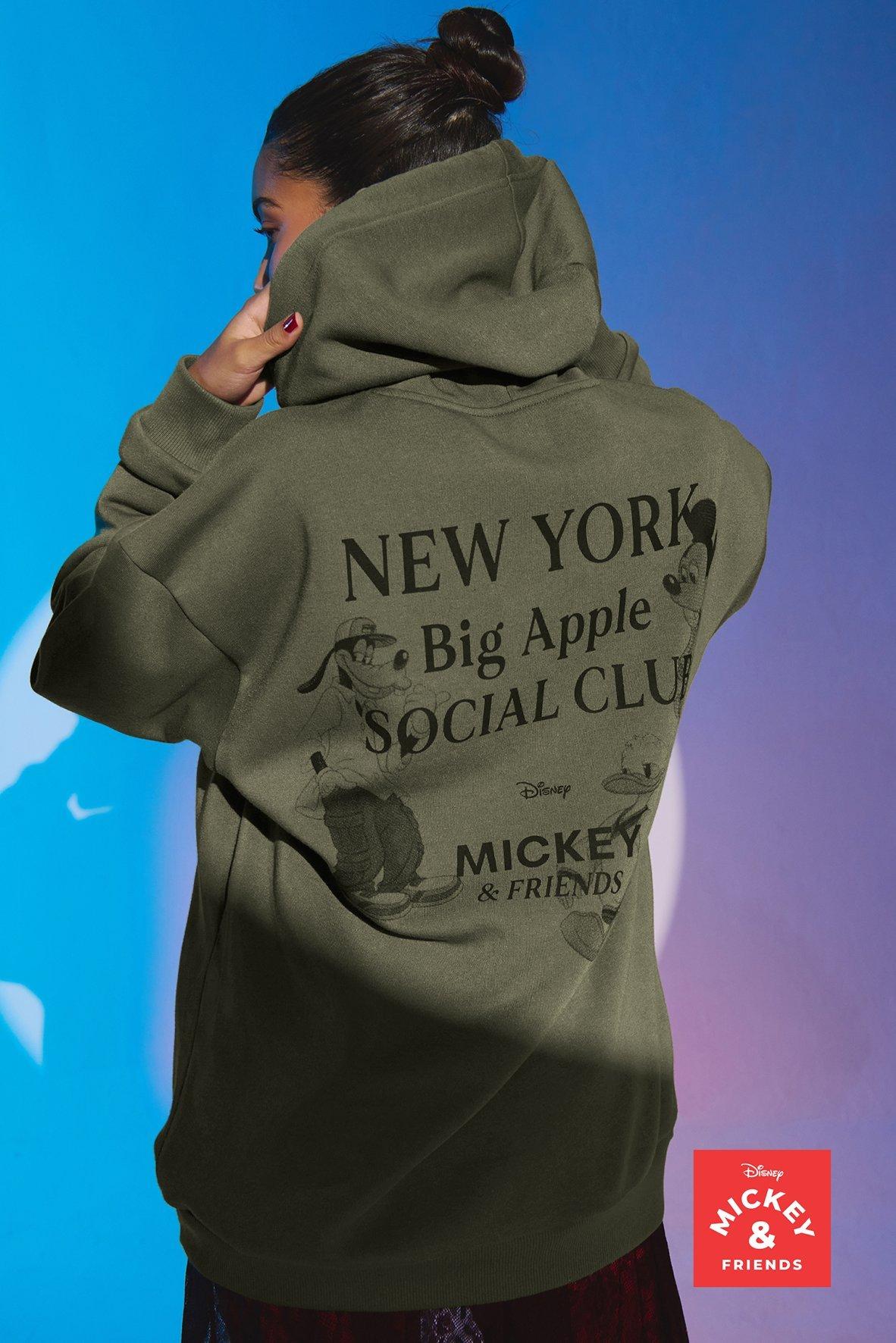 Mickey Mouse And Friends Oversized Hoodie