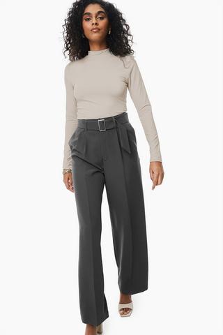 Tailored Wide Leg Pants