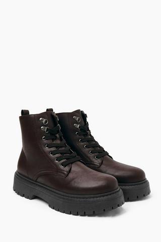 Chunky Lace Up Boot