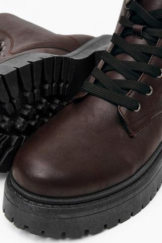 Chunky Lace Up Boot