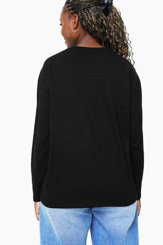 Slouchy Long Sleeve Top