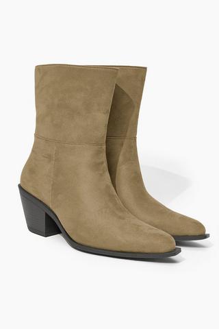 Suede Ankle Boot