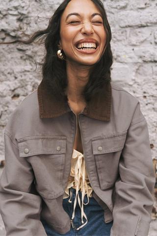 Cropped Barn Jacket