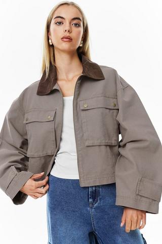 Cropped Barn Jacket