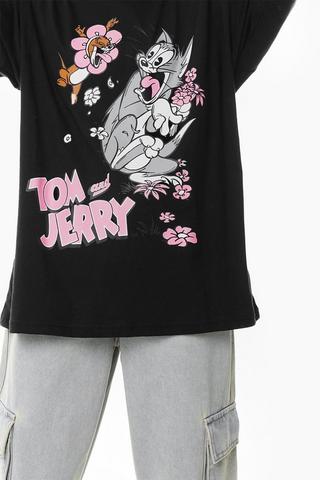 Tom And Jerry Oversized T-Shirt