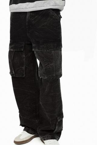 Baggy Cargo Denim