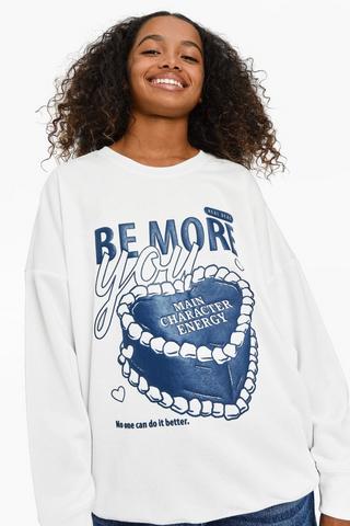 Oversized Sweat Top