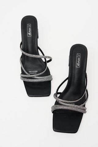 Strappy Block Heel