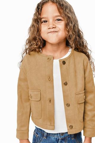 Suede Boxy Jacket